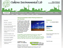 Tablet Screenshot of oaktree-environmental.co.uk
